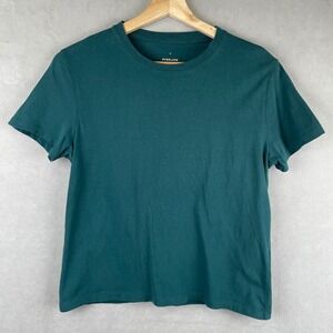 Everlane Teal Short Sleeve Crewneck Tee